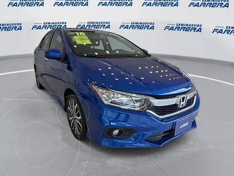 Honda City EX 1.5L Aut usado (2018) color Azul precio $219,000