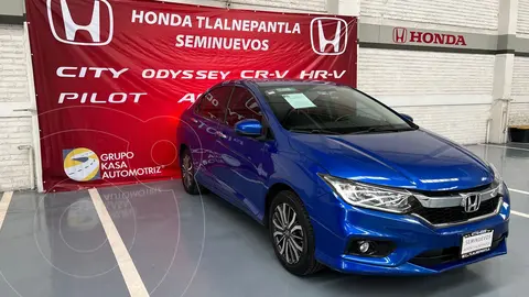 Honda City EX 1.5L Aut usado (2018) color Azul precio $282,900