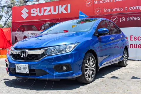 Honda City EX 1.5L Aut usado (2019) color Azul precio $247,000