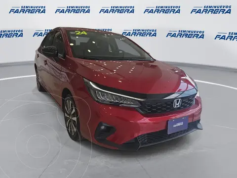 Honda City Sport Aut usado (2024) color Rojo financiado en mensualidades(enganche $82,150 mensualidades desde $6,814)