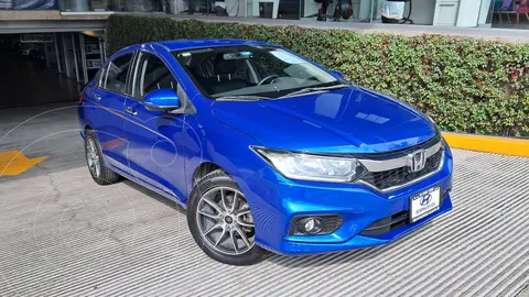 Honda City EX 1.5L Aut usado (2018) color Azul precio $252,500
