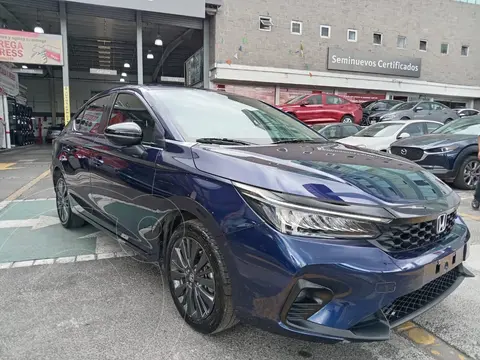 Honda City Touring usado (2024) color Azul financiado en mensualidades(enganche $171,380 mensualidades desde $7,211)