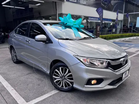 Honda City EX 1.5L Aut usado (2019) color plateado precio $239,000