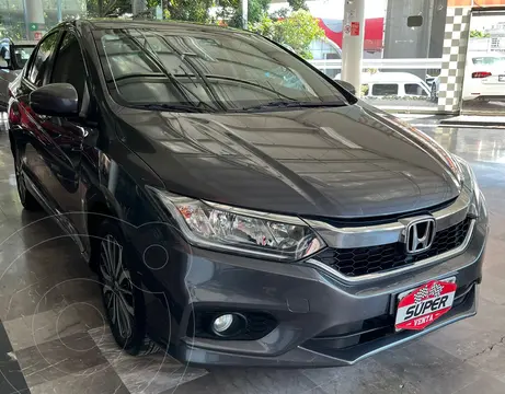 Honda City EX 1.5L Aut usado (2019) color Gris Oscuro precio $349,000