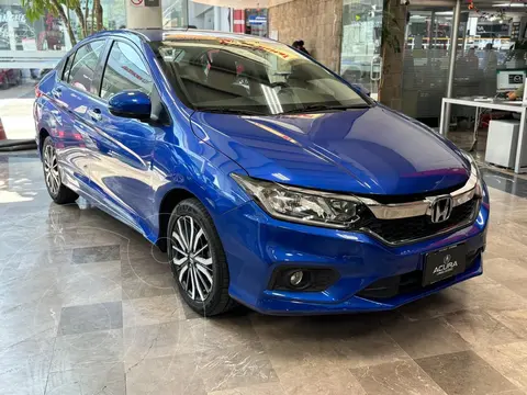 Honda City EX 1.5L Aut usado (2018) color Azul precio $259,000