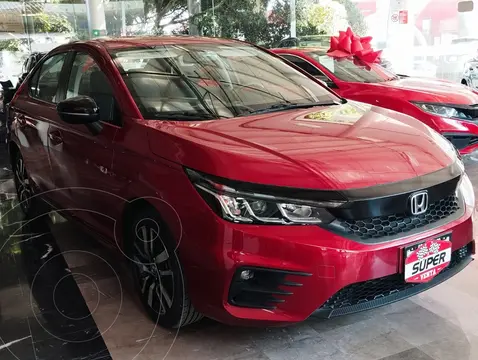 Honda City Sport Aut usado (2021) color Rojo financiado en mensualidades(enganche $66,800 mensualidades desde $6,457)