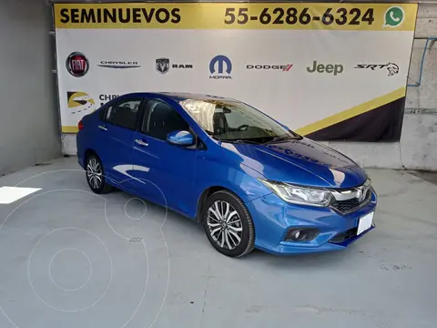 Honda City EX 1.5L Aut usado (2019) color Azul precio $310,000