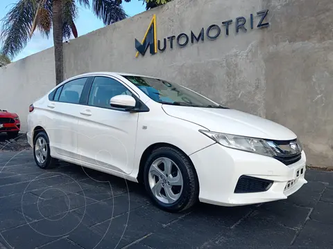 Honda City EX 1.5L Aut usado (2014) color Blanco financiado en mensualidades(enganche $55,500)