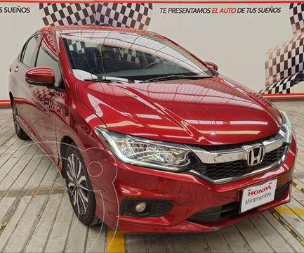Honda City EX 1.5L Aut usado (2018) color Rojo financiado en mensualidades(enganche $125,000 mensualidades desde $3,080)