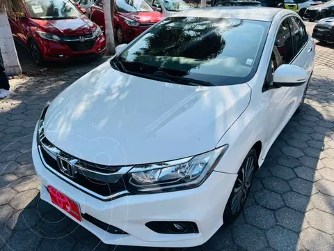 Honda City EX 1.5L Aut usado (2019) color Blanco financiado en mensualidades(enganche $61,006 mensualidades desde $5,419)