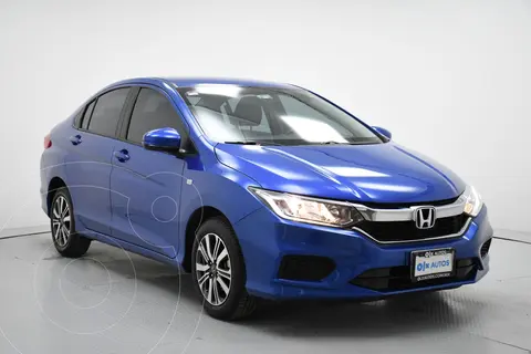 Honda City LX 1.5L Aut usado (2019) color Azul financiado en mensualidades(enganche $56,000 mensualidades desde $4,405)