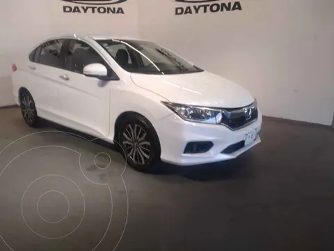 Honda City EX 1.5L Aut usado (2018) color Blanco financiado en mensualidades(enganche $57,000 mensualidades desde $6,621)