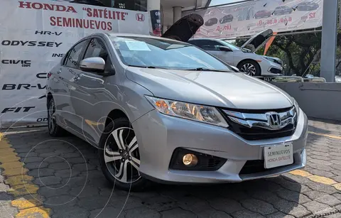 Honda City EX 1.5L Aut usado (2016) color plateado precio $209,000