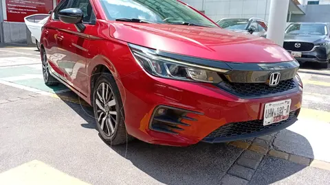Honda City Sport Aut usado (2023) color Rojo financiado en mensualidades(enganche $131,670 mensualidades desde $5,540)
