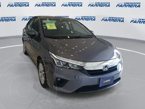 Honda City Prime Aut usado (2021) color Gris Oscuro financiado en mensualidades(enganche $78,175 mensualidades desde $6,484)