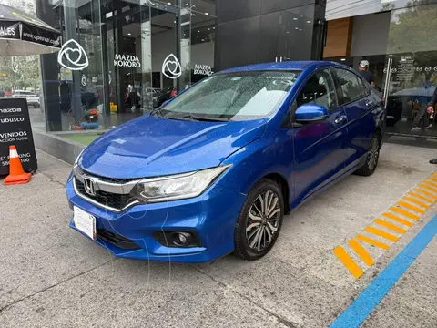 Honda City EX 1.5L Aut usado (2018) color Azul precio $194,000