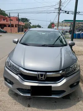 Honda City EX 1.5L Aut usado (2018) color Gris precio $190,000