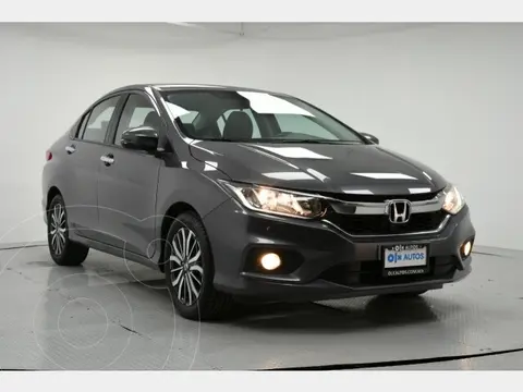 Honda City EX 1.5L Aut usado (2018) color Gris financiado en mensualidades(enganche $69,250 mensualidades desde $4,120)