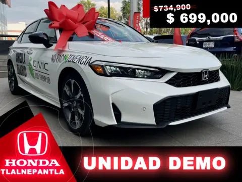 Honda Civic Hybrid Touring usado (2025) color Blanco precio $699,000
