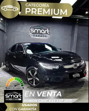 Honda Civic 1.5 EXT Aut usado (2017) color Negro precio u$s20.900