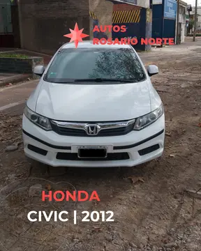 Honda Civic 1.8 LXS usado (2012) color Blanco Tafetta precio $16.500.000