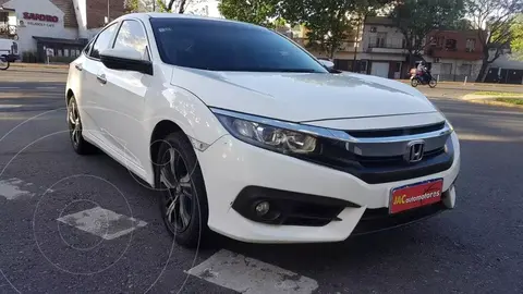 Honda Civic 2.0 EX Aut usado (2018) color Blanco Diamante financiado en cuotas(anticipo $13.000.000)