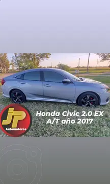 Honda Civic 2.0 EX Aut usado (2017) color Acero precio u$s23.500