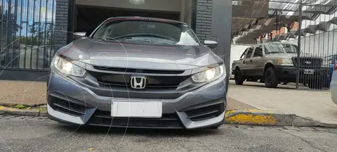 Honda Civic 2.0 EX Aut usado (2017) color Gris financiado en cuotas(anticipo $10.000)