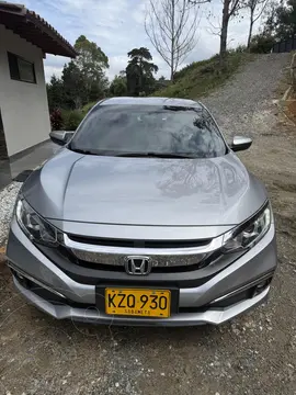 Honda Civic Ex CVT usado (2021) color Plata Lunar precio $81.700.000