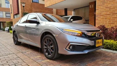 Honda Civic EXL-T usado (2021) color Plata Lunar precio $89.990.000