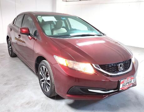 Honda Civic EX usado (2013) color Rojo precio $215,000