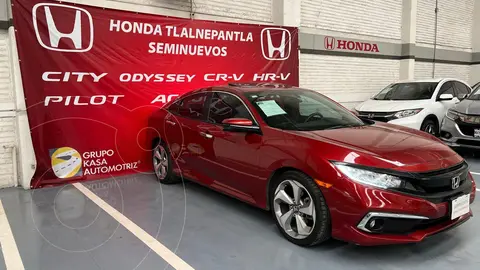 Honda Civic Touring Aut usado (2019) color Rojo precio $387,000