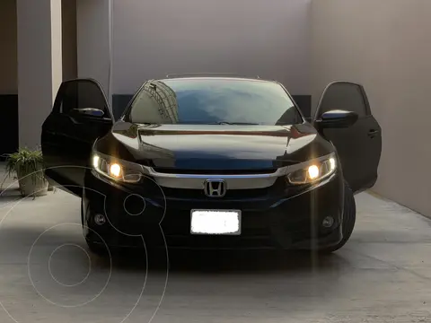 Honda Civic Coupe Turbo Aut usado (2017) color Negro Cristal precio $338,000