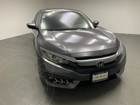 Honda Civic Turbo Aut usado (2017) color Acero financiado en mensualidades(enganche $51,000 mensualidades desde $9,100)