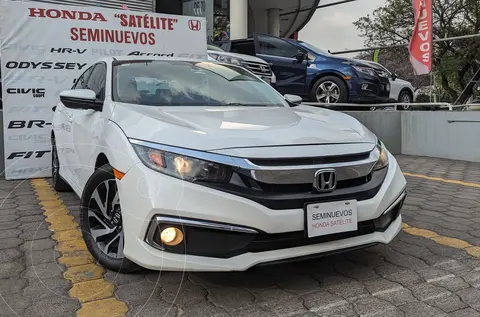 Honda Civic i-Style Aut usado (2020) color Blanco financiado en mensualidades(enganche $70,800 mensualidades desde $6,844)