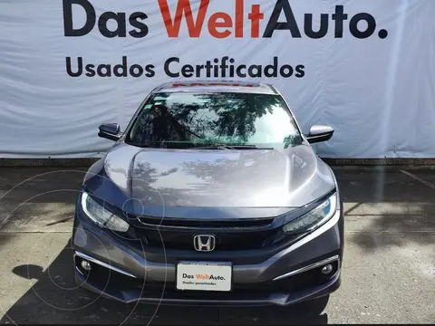 Honda Civic Touring Aut usado (2019) color Gris financiado en mensualidades(enganche $42,900)