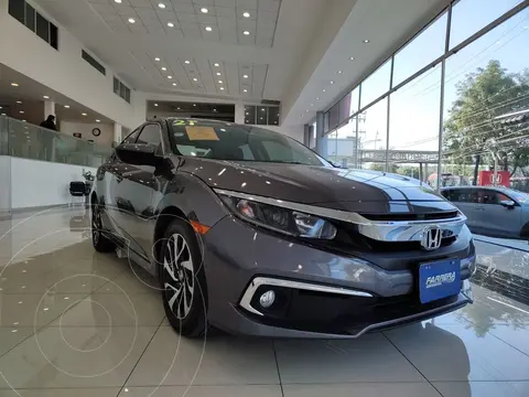 Honda Civic i-Style Aut usado (2021) color Acero financiado en mensualidades(enganche $112,500 mensualidades desde $9,650)
