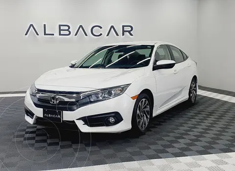 Honda Civic i-Style Aut usado (2018) color Blanco financiado en mensualidades(enganche $75,980)