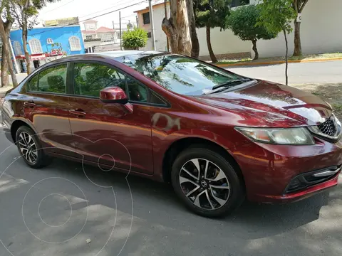 Honda Civic EX 1.8L usado (2013) color Rojo precio $169,500