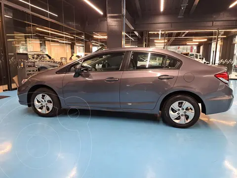 Honda Civic LX 1.8L Aut usado (2014) color Gris precio $198,000