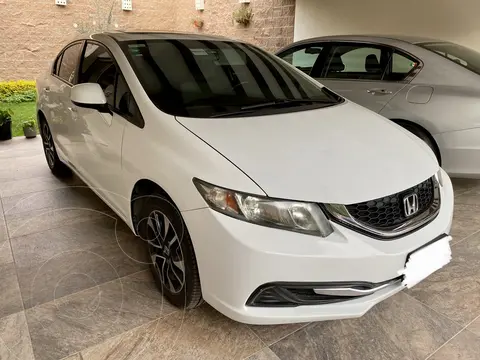 Honda Civic EX usado (2013) color Blanco Marfil precio $185,000