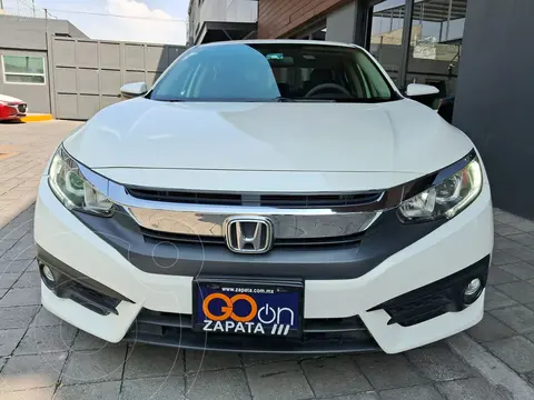 Honda Civic i-Style Aut usado (2018) color Blanco financiado en mensualidades(enganche $83,750 mensualidades desde $6,072)