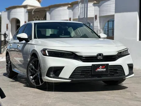 Honda Civic Touring Aut usado (2022) color Blanco Platinado financiado en mensualidades(enganche $109,560 mensualidades desde $9,548)