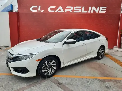 Honda Civic EX usado (2018) color Blanco Marfil financiado en mensualidades(enganche $89,750)