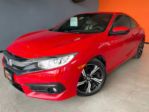 Honda Civic Coupe Turbo Aut usado (2018) color Rojo financiado en mensualidades(enganche $107,500 mensualidades desde $6,235)
