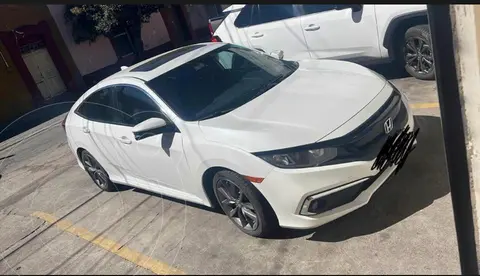 Honda Civic Turbo Plus Aut usado (2020) color Blanco precio $370,000