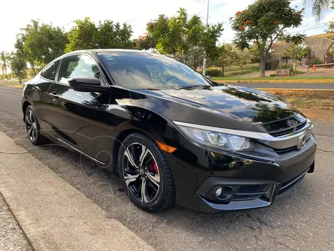 Honda Civic Coupe Turbo Aut usado (2018) color Negro financiado en mensualidades(enganche $100,000 mensualidades desde $10,700)