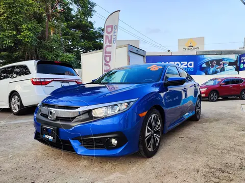 Honda Civic Turbo Plus Aut usado (2016) color Azul precio $335,000