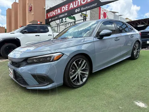 Honda Civic Touring usado (2024) color Azul precio $499,999