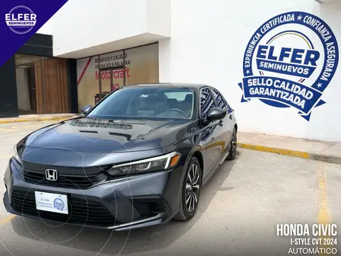 Honda Civic i-Style usado (2024) color Gris precio $395,000